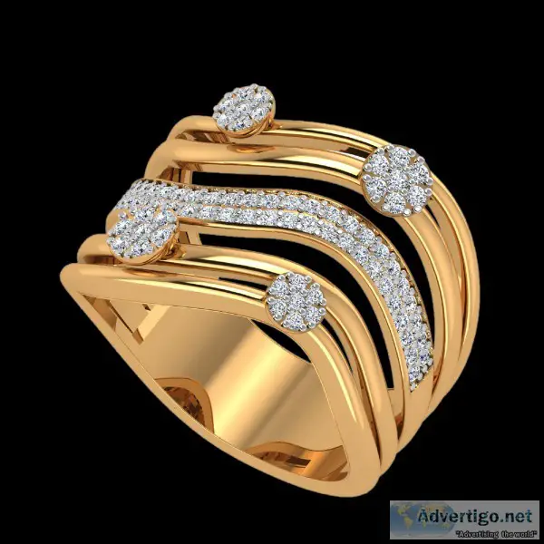 The Twinkle Loops Diamond Ring