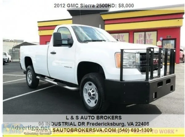 2012 GMC SIERRA 2500 HD TRUCKDIESELAUTOM ATICREGULAR CAB