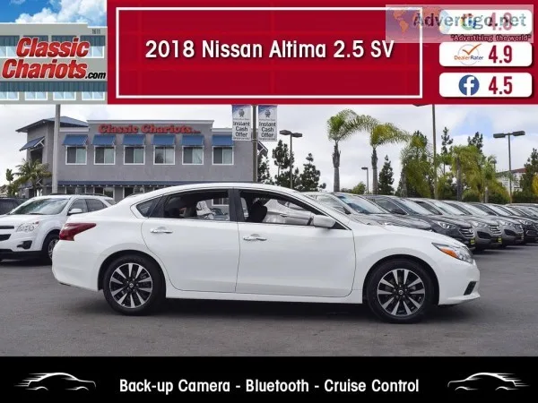 Used 2018 NISSAN ALTIMA 2.5 SV for Sale in San Diego - 20430r