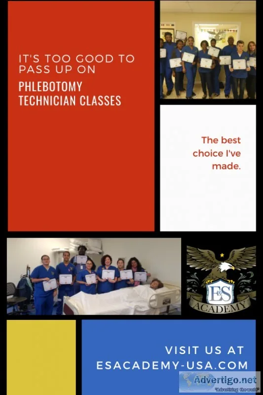 It&rsquos Too Good to Pass Up On -  Phlebotomy Classes