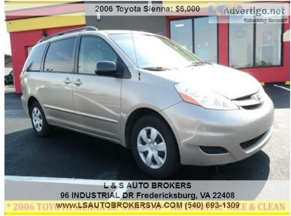 2006 TOYOTA SIENNA LEAUTOMATICNICE AND CLEAN