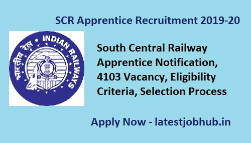 RRC SCR Apprentice Recruitment 2019-20