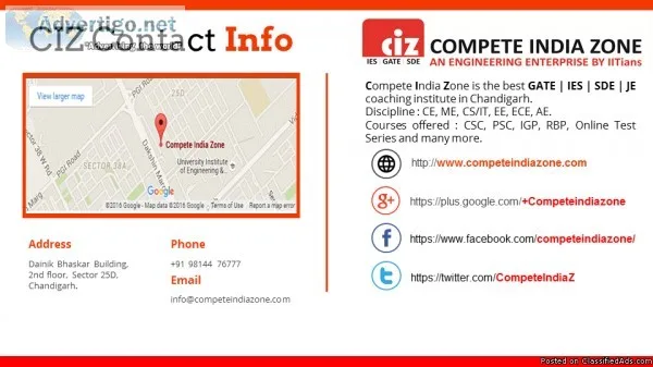 GATE exam in Chandigarh