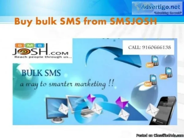 Promotional SMS Promotional Bulk SMS service Hyderabad - SMSjosh