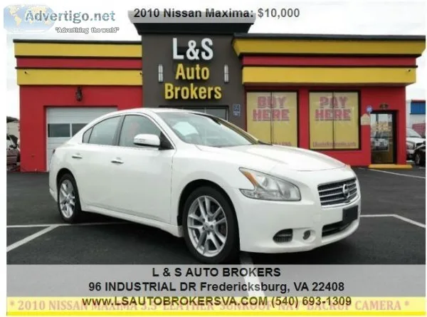 2010 NISSAN MAXIMA 3.5LEATHERSUNROO FBACKUP CAMERA