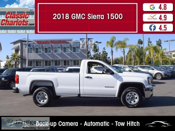 Used 2018 GMC Sierra 1500 Regular Cab 8  Bed PickUp for Sale in 