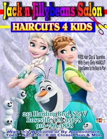 Jack n Jillybeans Salon HAIRCUTS 4 Kids
