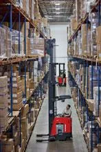 High Reach Stand Up Forklift Driver