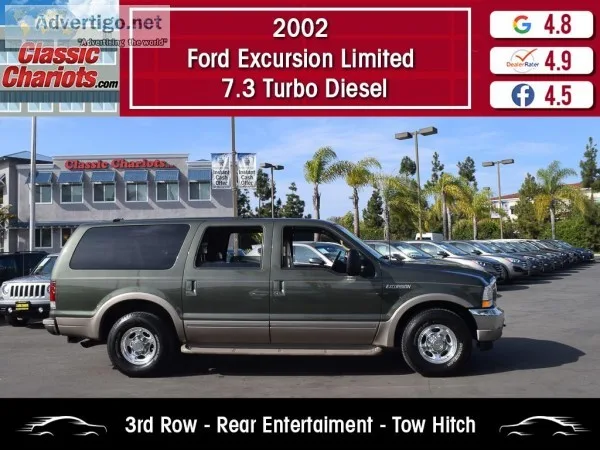 Used 2002 Ford Excursion Limited 7.3 Turbo Diesel for Sale in Sa