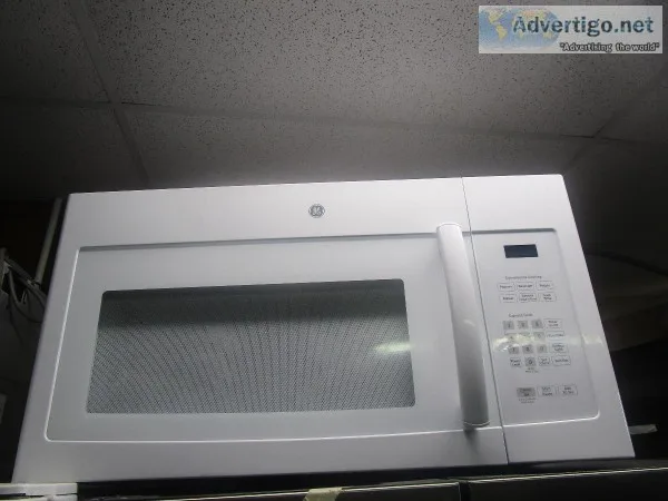 WHITE OVER THE RANGE MICROWAVE WITH HARDWARE