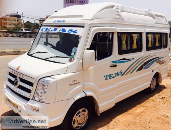 Tempo Traveller Rent in Bangalore - Tempo Traveller Bangalore Re