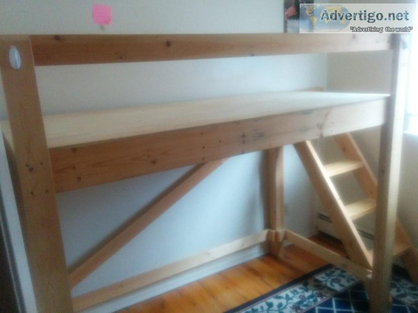 Custom All Wood Lofts - Queen and Twin size