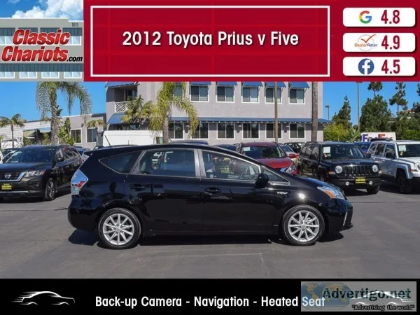 Used 2012 TOYOTA PRIUS V FIVE for Sale in San Diego - 20508