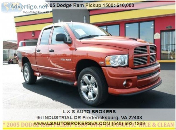 2005 DODGE RAM PICKUP 1500QUAD CABFINANCING AVAILABLE