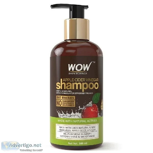 WOW Apple Cider Vinegar No Parabens and Sulphate Shampoo 300mL