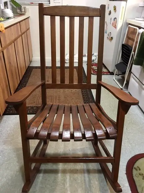 wood  rocking chair