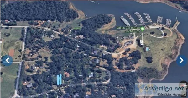 One acrea near Lake Lewisville to build home on.