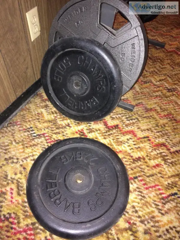 Weider weight plates for sale