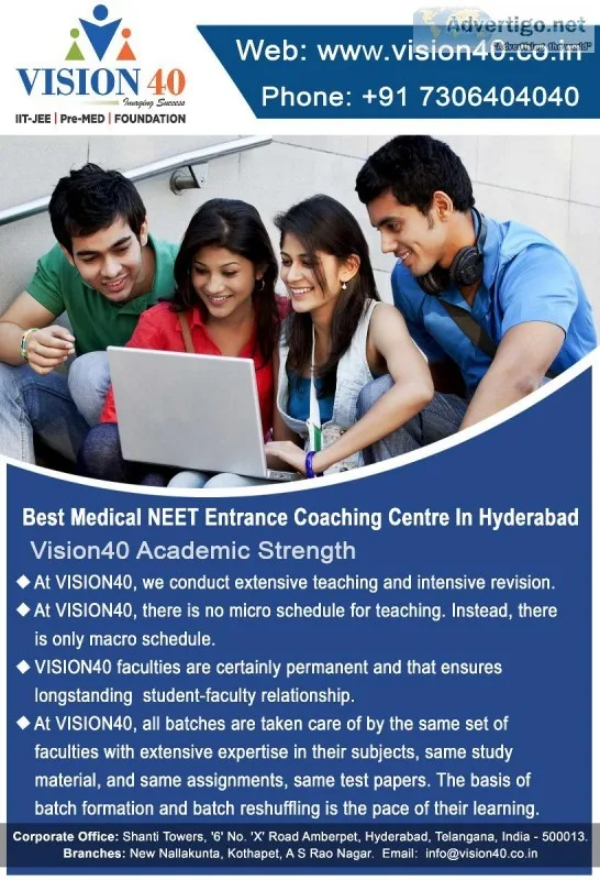 VISION40 iit coaching in hyderabad
