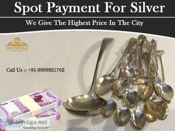 Selling silver cutlery in Delhi