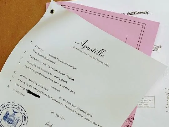 NOTARIELLE GESETZGEBUNGEN UND APOSTILLEN F&UumlR DAS DEUTSCHE KO