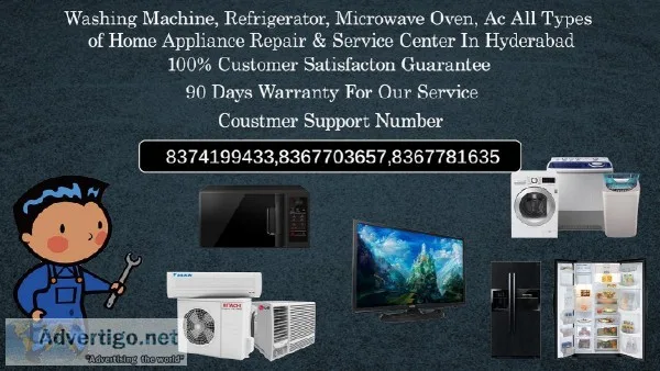 Whirpool Washing Machine service center in Mada Manzil Banjara H