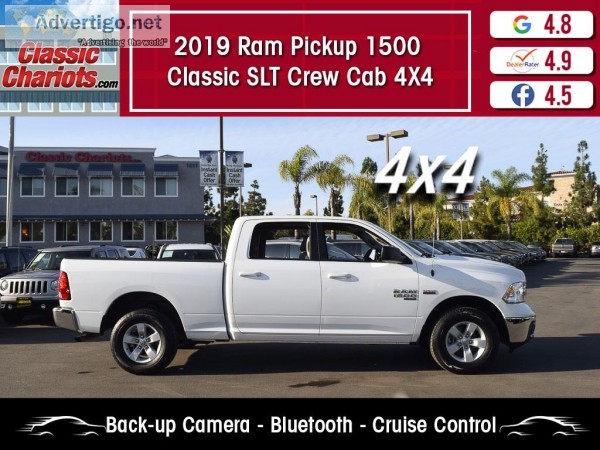 Used 2019 RAM Pickup 1500 Classic SLT Crew Cab 4X4 for Sale in S