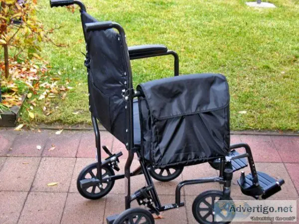 INVACARE 19" WIDE TRANSPORT WHEELCHAIR FOR SALE