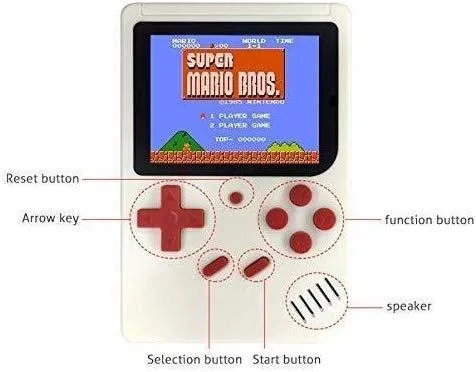 Buddymate SUP Game Portable Video Game Box with Mario Super Mari