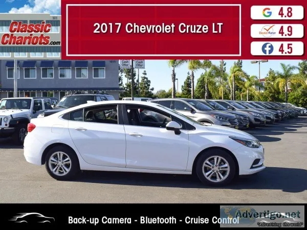 Used 2017 CHEVROLET CRUZE LT for Sale in San Diego - 20537