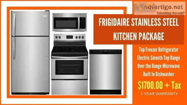 Frigidaire Kitchen Package Stainless Steel New  1 Year Warranty