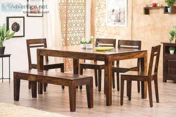 Get Extra 10% Off On Solid Wood  Dining Set.