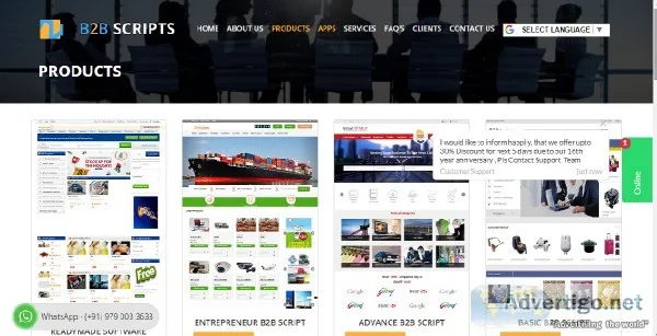 Buy and sell Php script - Online B2B Portal Marketplace Script