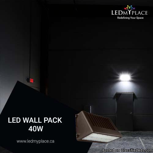 LED Wall Pack 40W Fixture an Energy-Efficient Way to Illuminate 