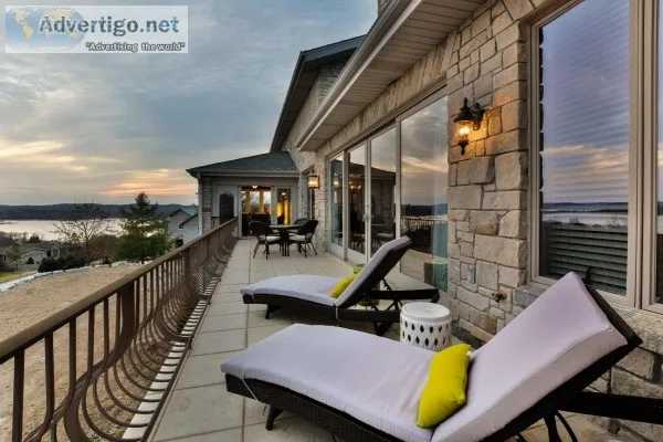 Table Rock Lake luxury home indoor spa stunning views