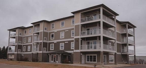 Small Town Saskatchewan Apartment Building