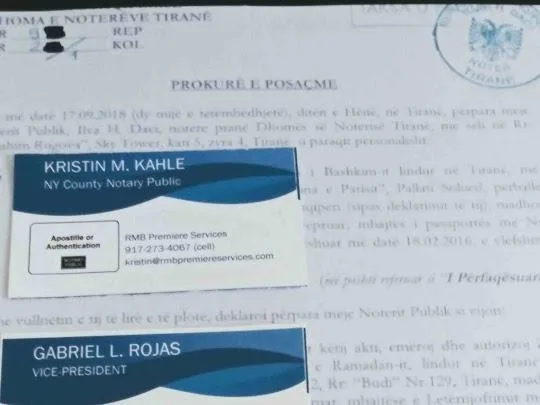 LEGALIZIMET NOTERIALE DHE DOKUMENTET LIGJORE APOSTILLET