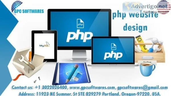 Perfect Solution for PHP Website Design - GPC Softwares