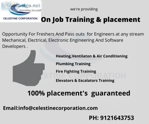 On The Job Training and Placement