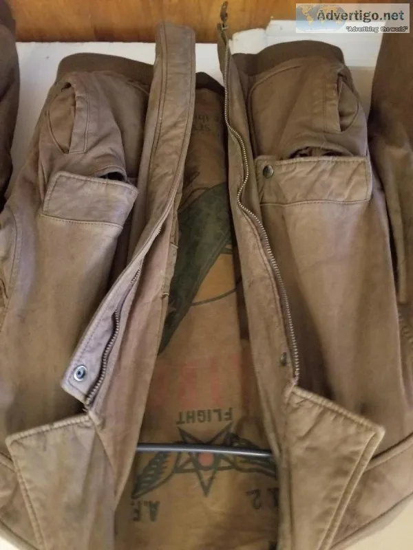 Brown Leather coat mens