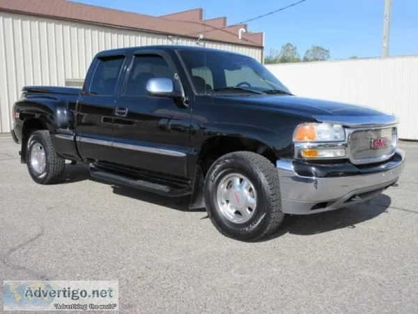 2003 GMC Sierra 1500 Black Pickup Truck 96497 Miles