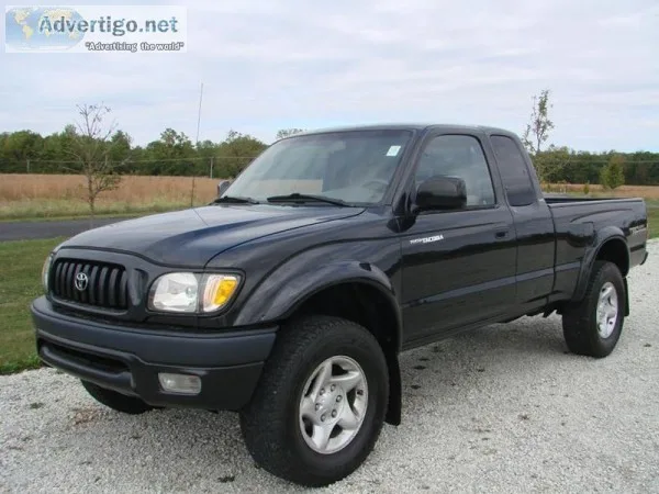 2004 Toyota Tacoma Black Pickup Truck 61625 Miles