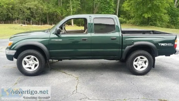 2004 Toyota Tacoma Green Pickup Truck 92000 Miles