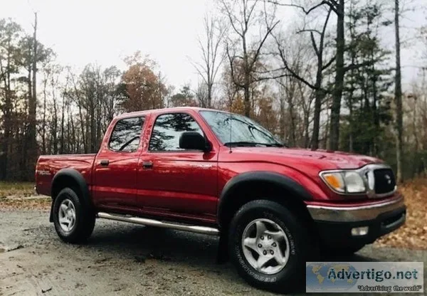 2004 Toyota Tacoma Red Pickup Truck 61617 miles