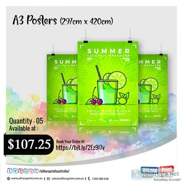 Uthara Print Australia - A3 Posters (297cm x 420cm)