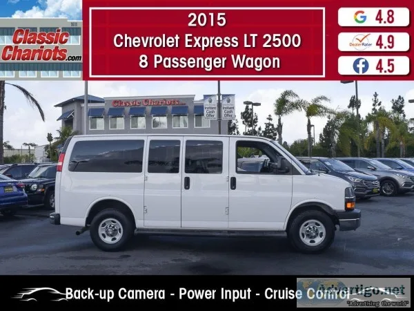 Used 2015 Chevrolet Express LT 2500 8 Passenger Wagon for Sale i