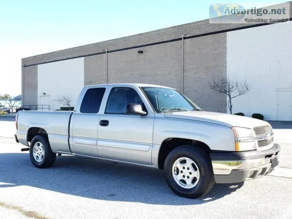 2004 Chevrolet Silverado 1500 Silver Truck Pickup 59524 miles