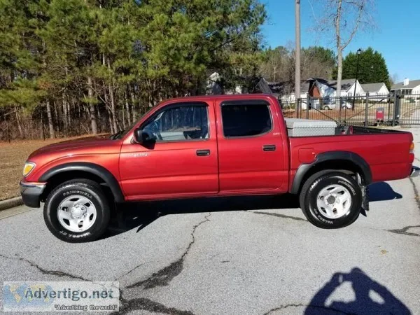 2004 Toyota Tacoma Burgundy Pickup Truck 48030 miles