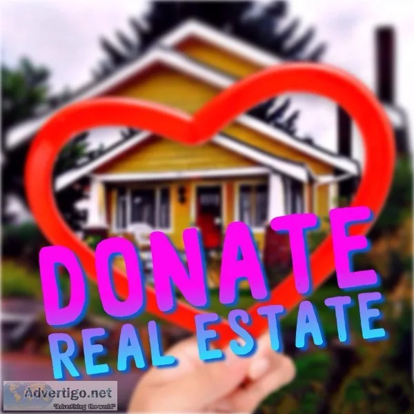 You Can Donate Real Estate To Charity