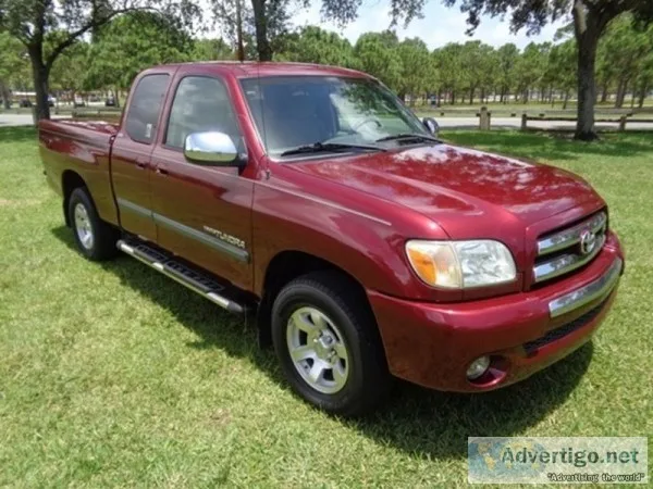 2005 Toyota Tundra SR5 Red Pickup Truck 33788 Miles